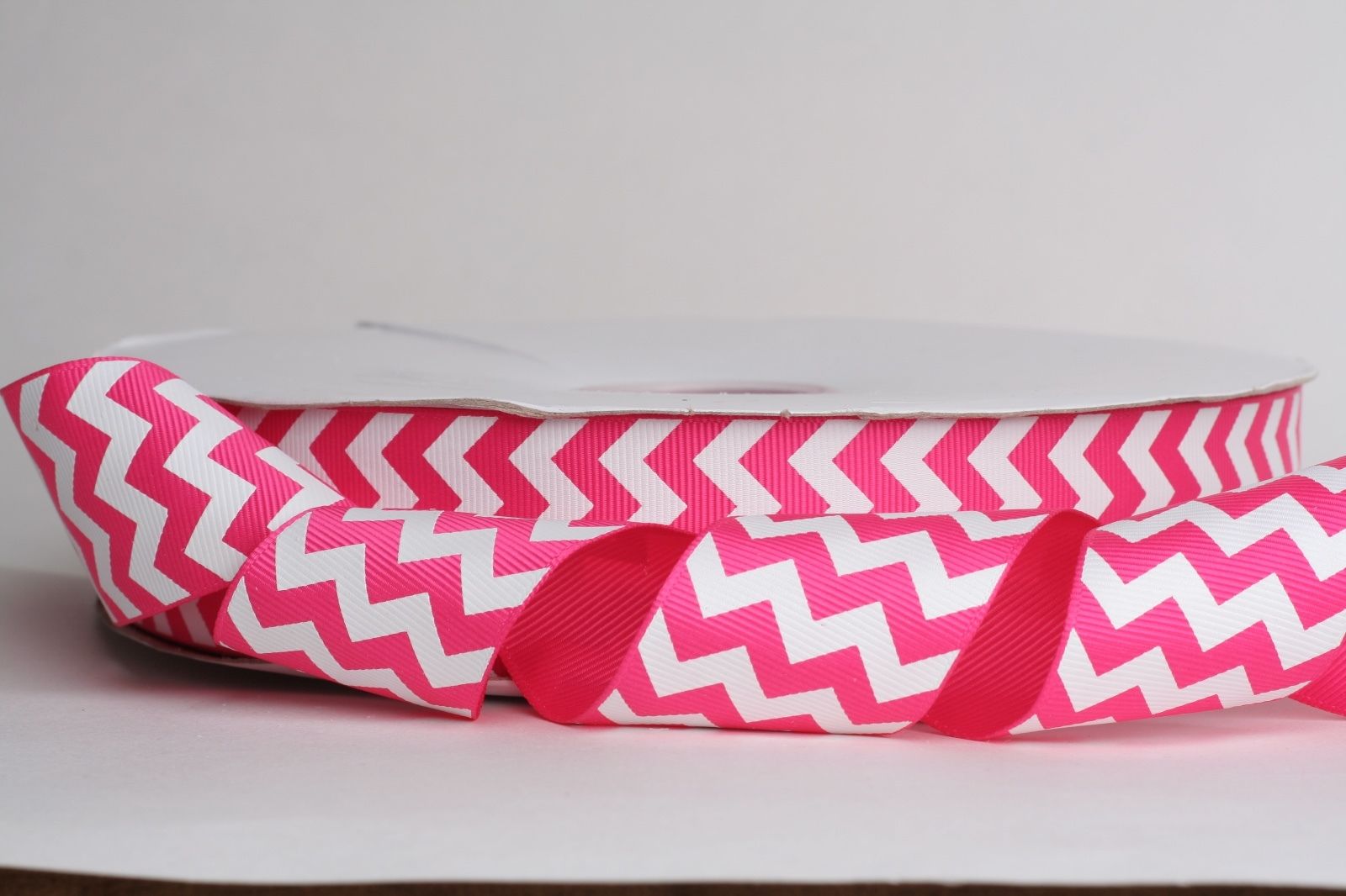 Shocking Pink Grosgrain Ribbon